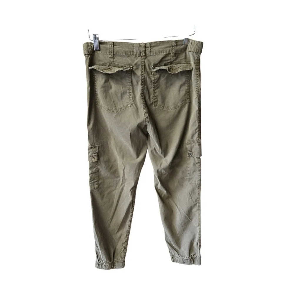 Anthropologie Utility Jogger Pants Cargo‎ Olive Green 27